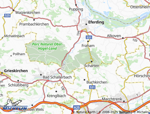 MICHELIN-Landkarte Aigen - ViaMichelin