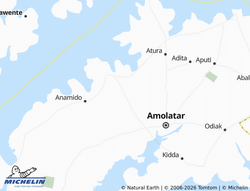 Mappa MICHELIN Adongoyere - ViaMichelin