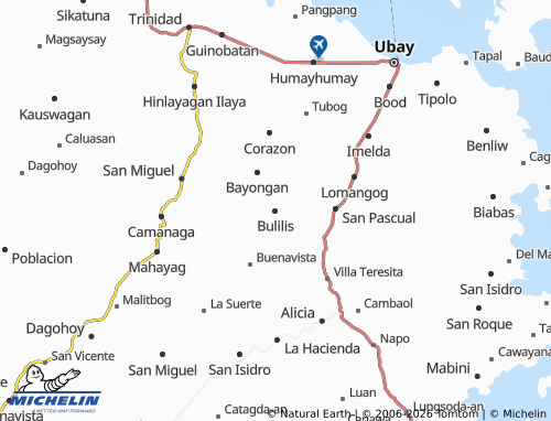 MICHELIN Bulilis map - ViaMichelin