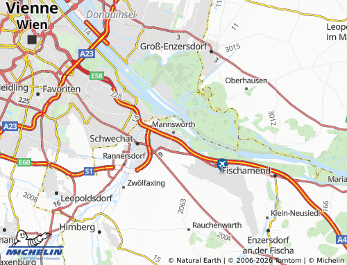 MICHELIN Mannswörth map - ViaMichelin