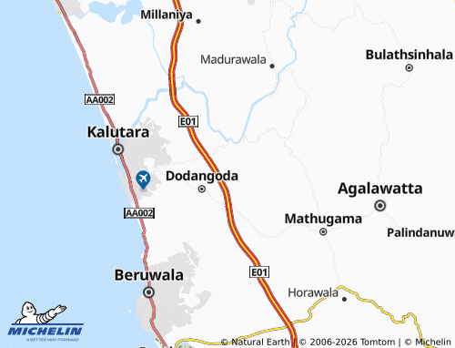 MICHELIN-Landkarte Thudugala West - ViaMichelin