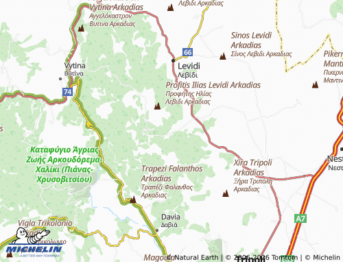 Carte MICHELIN Kardaras - ViaMichelin