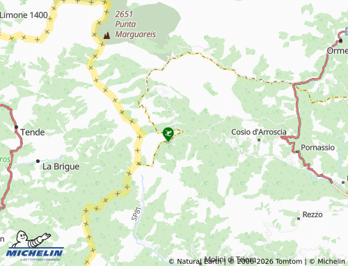 Mapa MICHELIN Briga Alta - ViaMichelin