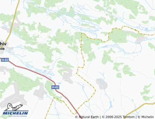 MICHELIN Novoselyshche map - ViaMichelin