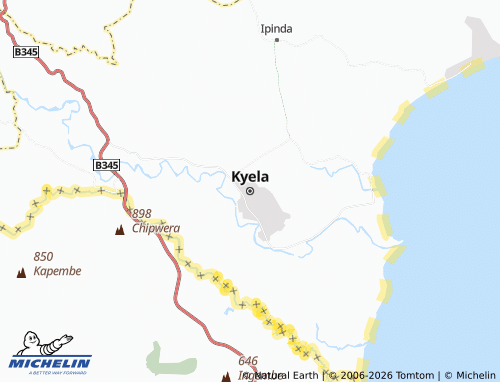 MICHELIN Kyela map - ViaMichelin