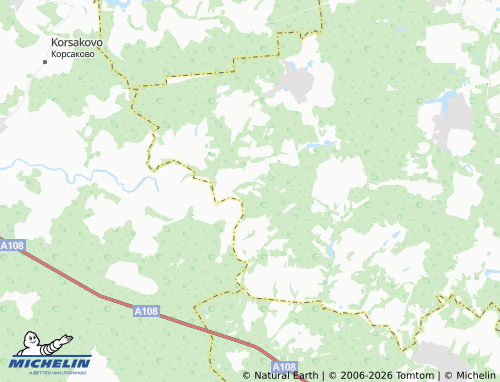 Carte MICHELIN Begichevo SNT - ViaMichelin