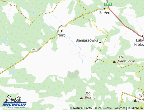 Mappa MICHELIN Dębiny - ViaMichelin