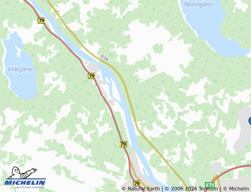 Kaart MICHELIN Vesalanperä - ViaMichelin