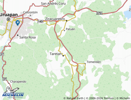 Mapa MICHELIN Lomas del Pedregal - ViaMichelin