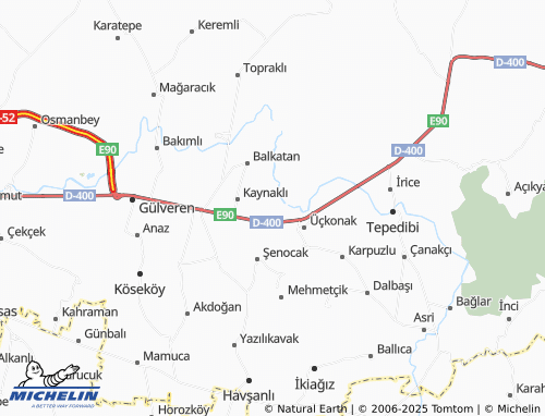 MICHELIN Esenyayla map - ViaMichelin