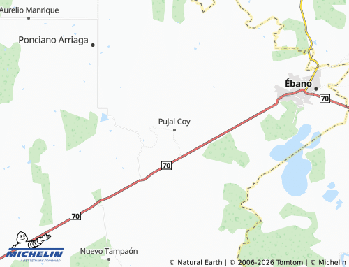 MICHELIN Tampacoy map - ViaMichelin