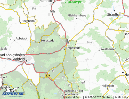 Mappa MICHELIN Trappstadt - ViaMichelin