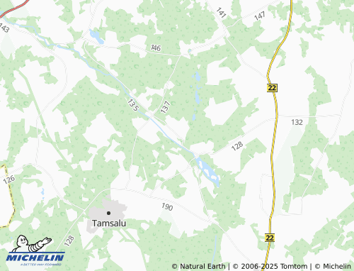 MICHELIN Piisupi map - ViaMichelin