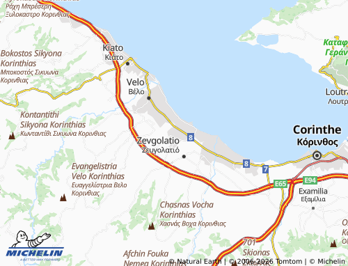MICHELIN Bolati map - ViaMichelin