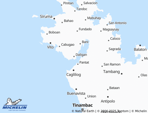 MICHELIN Daligan map - ViaMichelin