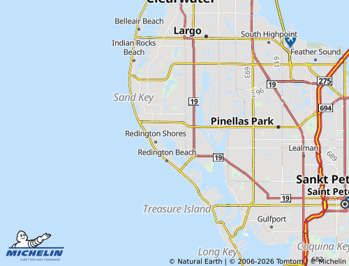 Mappa MICHELIN Boca Ciega - ViaMichelin