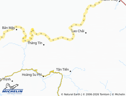 Mapa MICHELIN Thèn Chu Phìn - ViaMichelin