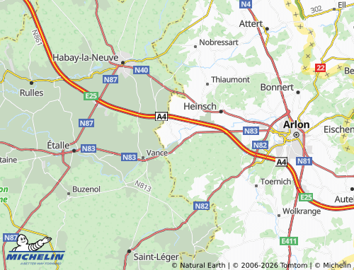 MICHELIN Sampont map - ViaMichelin
