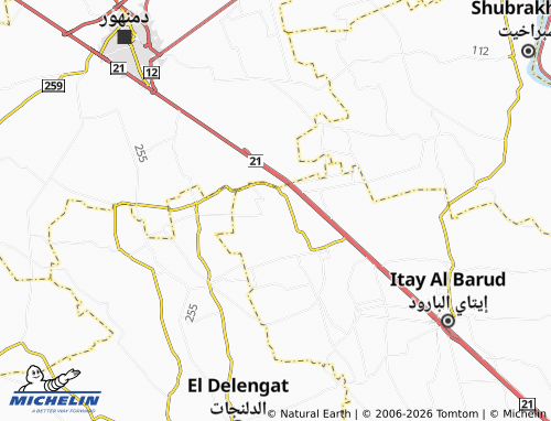 Mapa MICHELIN Ezbat Radi - ViaMichelin
