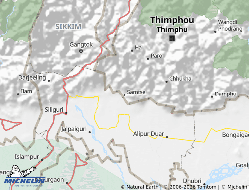Kaart MICHELIN Samtse - ViaMichelin
