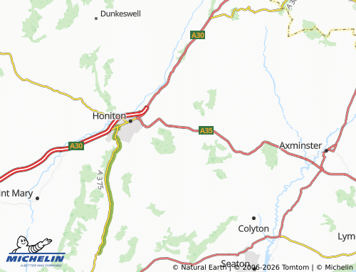 Carte MICHELIN Offwell - ViaMichelin