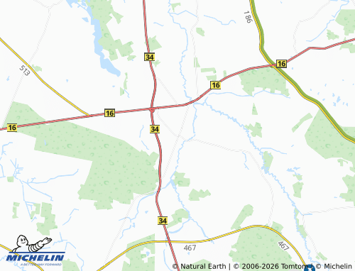 Mapa MICHELIN Haderup - ViaMichelin