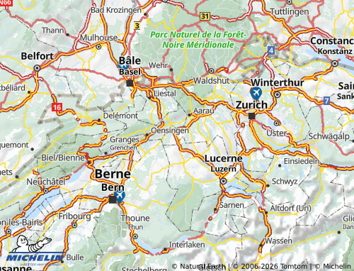 MICHELIN Zofingen map - ViaMichelin