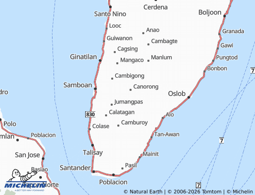 MICHELIN Bulangsuran map - ViaMichelin