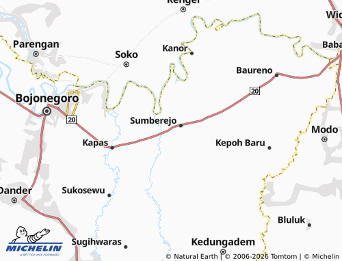 MICHELIN-Landkarte Sumuragung - ViaMichelin