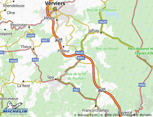 Mappa MICHELIN Tiège - ViaMichelin
