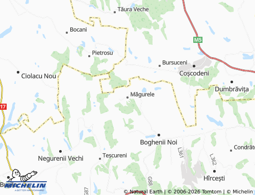 Kaart MICHELIN Măgurele - ViaMichelin