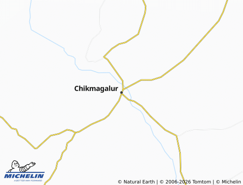 MICHELIN-Landkarte Chikmagalur - ViaMichelin