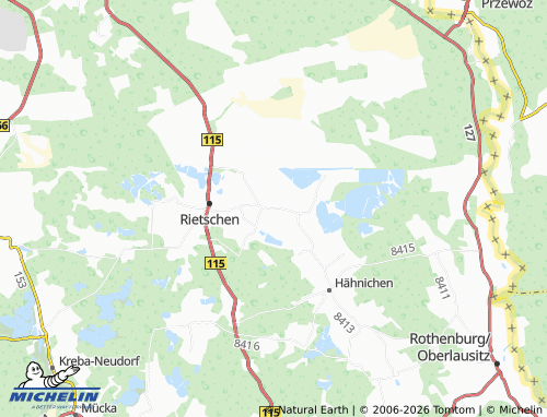 Mapa MICHELIN Daubitz - ViaMichelin