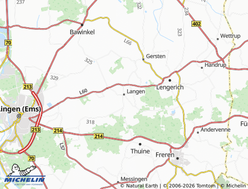 Carte MICHELIN Langen - ViaMichelin