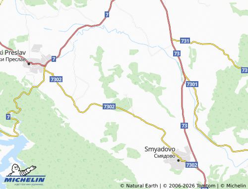 Mappa MICHELIN Suha reka - ViaMichelin
