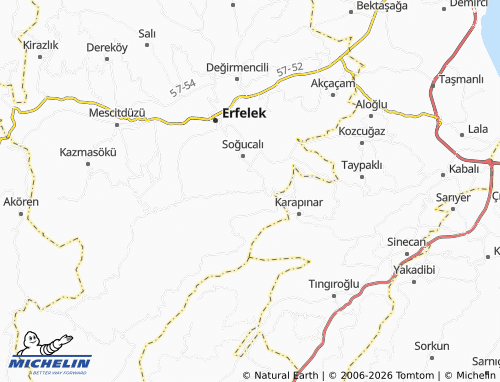 Mappa MICHELIN Emirhalil - ViaMichelin