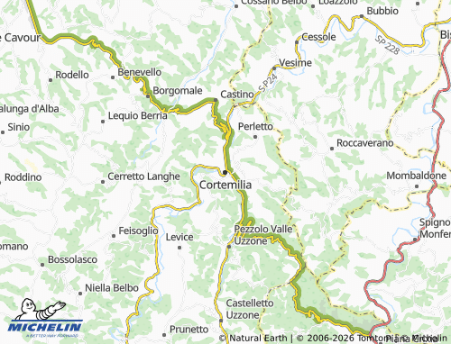 Mappa MICHELIN Cortemilia - ViaMichelin