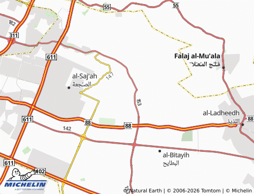 Carte MICHELIN al-Rafee'ah - ViaMichelin