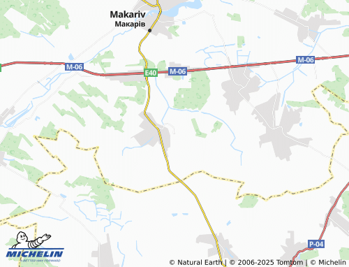 MICHELIN-Landkarte Liudvynivka - ViaMichelin