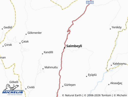 MICHELIN Yeşilbağlar map - ViaMichelin
