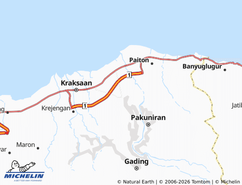 Carte MICHELIN Alas Kandang - ViaMichelin