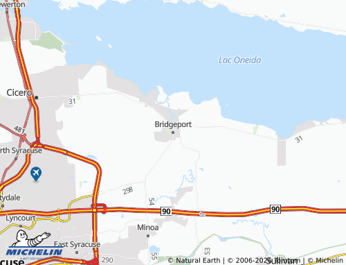 Mapa MICHELIN Bridgeport - ViaMichelin