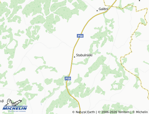 Mapa MICHELIN Stabulnieki - ViaMichelin