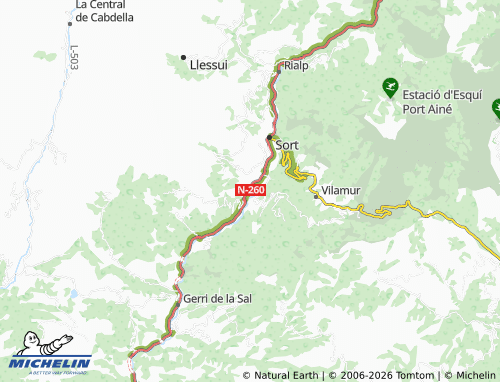 MICHELIN-Landkarte Montardit de Baix - ViaMichelin