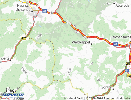 Mapa MICHELIN Hetzerode - ViaMichelin
