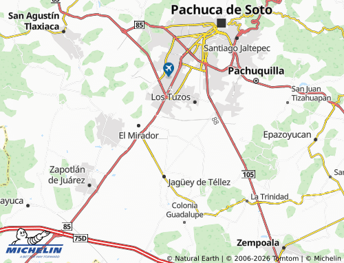 MICHELIN Fraccionamiento Bosques de Matilde map - ViaMichelin
