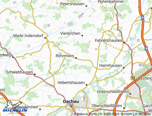 Mappa MICHELIN Röhrmoos - ViaMichelin