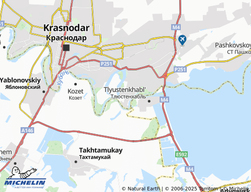 MICHELIN Nizhniy Kazachiy khutor map - ViaMichelin