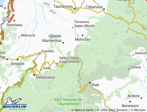 MICHELIN Piminoro map - ViaMichelin