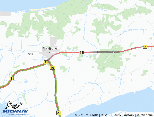 Kaart MICHELIN Ålegårds Mark - ViaMichelin